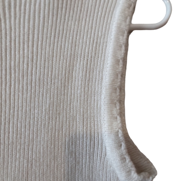 Vintage Winter White Norton's Point Sweater Size L - Picture 5 of 6